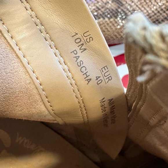 Circus by Sam Edelman Snakeskin Heeled Boots - Picture 6 of 7